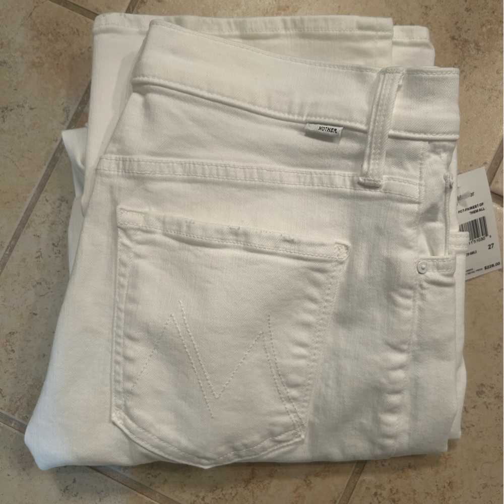 NWT MOTHER The Rambler Zip Ankle Jean SZ 27